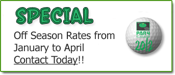 Off Season Special Rates Now Avaliable!